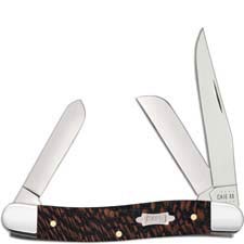 Case Medium Stockman Knife 25573 Black Sycamore Wood 7318SS