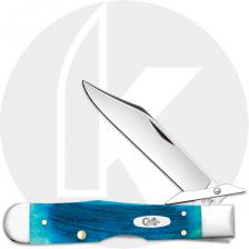 Case Cheetah Cub 25578 Knife - Jigged Caribbean Blue Bone - 611 1/2LSS