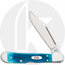 Case Mini CopperLock 25585 Knife - Caribbean Blue Bone