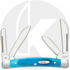 Case XX Small Congress 25586 Knife - Jigged Caribbean Blue Bone - 6468SS