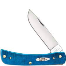 Case Sod Buster Jr Knife 25590 Caribbean Blue Bone 6137SS