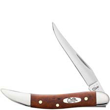 Case Small Texas Toothpick Knife 28703 Smooth Chestnut Bone 610096SS