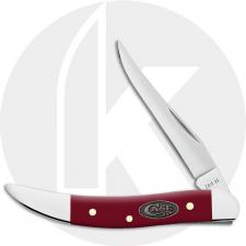 Case Small Texas Toothpick 30462 Knife - Smooth Mulberry Synthetic - 410096SS