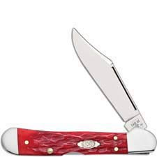 Case Mini CopperLock Knife 31954 Dark Red Bone CV 61749LCV