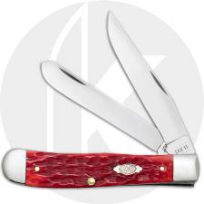 Case Trapper with Clip 31957 Dark Red Bone CV 6254CCV