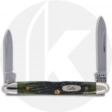 Case Small Pen Knife 03502 - Hunter Green Bone - 6201SS - Discontinued - BNIB