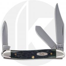 Case Medium Stockman Knife 03506 - Hunter Green Bone - 63087SS - Discontinued - BNIB