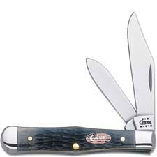 Case Swell Center Jack Knife 03516 - Stars and Stripes - Pitch Black Bone - 6225 1 / 2SS - Discontinued - BNIB