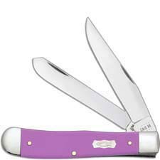 Case Trapper Knife 39160 Lilac Ichthus 4254SS