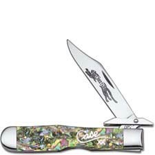 Case Cheetah Knife 03922 - Abalone - Silver Script - 8111 1 / 2LSS - Discontinued - BNIB