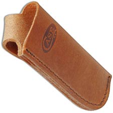 Case 50289 Open Top Leather Belt Sheath for Larger Case Folding Knives USA Made