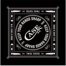 Case Bandana - Keep Your Hands Sharp - Black and White