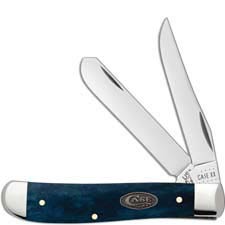 Case Mini Trapper Knife 52803 Smooth Mediterranean Blue Bone 6207SS