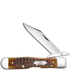 Case Cheetah Knife 52836 Jigged Antique Bone 6111 1 / 2LSS