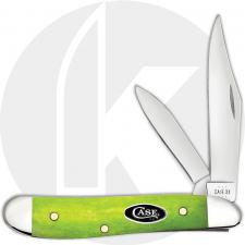 Case Peanut 53033 Knife - Smooth Green Apple Bone - 6220SS