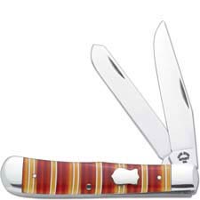 Case Trapper Knife 05319 - Case Brothers - Candy Stripe - R254SS - Discontinued - BNIB