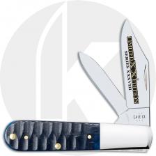 Case Limited Edition XXXVIII Barlow 53981 Knife - Gator Jigged Ocean Blue Bone - 62009 1/2 SS