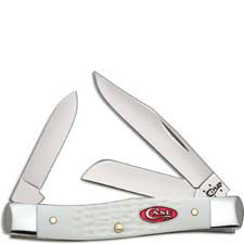 Case Medium Stockman Knife 60184 White Synthetic SparXX 63032SS