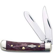 Case Tiny Trapper Knife 06262 - Painted Desert - Desert Violet Bone - 62154SS - Discontinued - BNIB