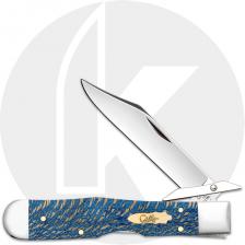 Case Cheetah Cub 63738 Knife - Smooth Blue Sycamore Wood - 711 1/2LSS