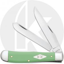 Case Trapper 63830 Knife - Smooth Mint Green Synthetic - 4254SS