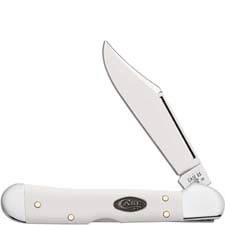 Case Mini CopperLock Knife 63963 - White Synthetic - 41749LSS