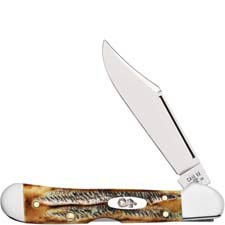 Case Mini CopperLock Knife 65327 - BoneStag - 6.51749LSS