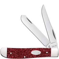 Case Mini Trapper Knife 67005 - Ruby Stardust Kirinite - 10207SS