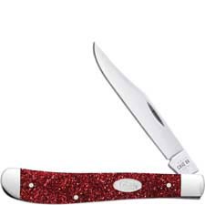 Case Slimline Trapper Knife 67006 - Ruby Stardust Kirinite - 101048SS