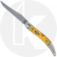 Case Small Texas Toothpick 07036 - Tradewinds Collection - Rainforest Yellow Bone - 610096 SS - Discontinued - BNIB - LTD 500