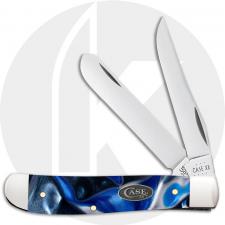 Case Mini Trapper 70563 Knife - Smooth Ocean Blue Kirinite - 10207SS