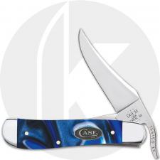 Case RussLock 70564 Knife - Smooth Ocean Blue Kirinite - 101953LSS