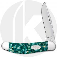 Case XX Sowbelly 71385 Knife - Smooth Green Kirinite - TB10139SS