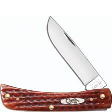 Case Sod Buster Jr Knife 07396 Pocket Worn Harvest Orange Bone 6137SS