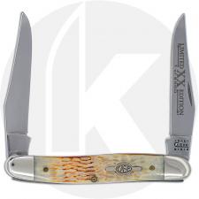 Case Muskrat Knife 07973 - Limited Edition VII - Jigged Burnt White Bone - MUSKRATSS - Discontinued - BNIB