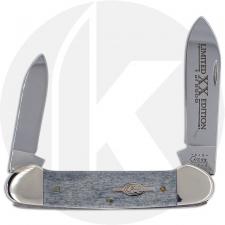 Case Canoe Knife 07974 - Limited Edition VII - Smooth Black Bone - 62131SS - Discontinued - BNIB