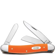 Case Medium Stockman Knife, Smooth Orange Synthetic, CA-80509