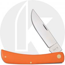 Case Sod Buster Knife 80512 Smooth Orange Synthetic 4138SS