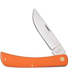 Case Sod Buster Knife 80512 Smooth Orange Synthetic 4138SS