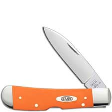 Case Tribal Lock Knife 80513 Smooth Orange Synthetic TB412010LSS