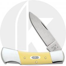 Case XX Lockback 81089 Knife - Smooth Yellow Synthetic - 31225LSS