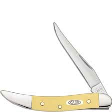 Case Small Texas Toothpick Knife 81095 Smooth Yellow SS 310096SS