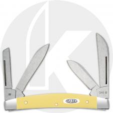 Case Small Congress 81098 Knife - Smooth Yellow Synthetic - 3468SS