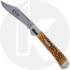 Case CopperLock Knife 95445 - Pocket Worn Antique Bone - First Production Run - 61549LSS - Discontinued - BNIB