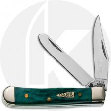 Case Tiny Trapper 95452 Knife - First Production - Jigged Jade Bone - 62154SS - Discontinued - BNIB