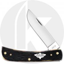 Case Sod Buster Jr 9702 Knife - Barnboard Jigged Purple Bone - 6137SS