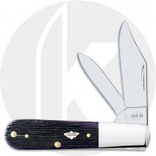 Case Barlow 9713 Knife - Barnboard Jigged Purple Bone - 62009 1/2 SS