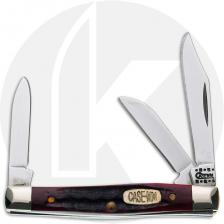Case Millennium Collection Small Stockman Knife - Old Red Bone Pocket Worn - 6333SS - Discontinued - BNIB