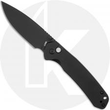 CJRB Pyrite J1925-BST Knife - PVD AR-RPM9 Drop Point - Black Stainless Steel