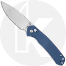 CJRB Pyrite J1925-GY Knife - Stonewash AR-RPM9 Drop Point - Gray G10